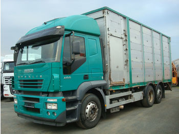 Tiertransporter LKW Iveco Stralis 400 - KÖPF 3-Stock Viehaufbau: das Bild 1