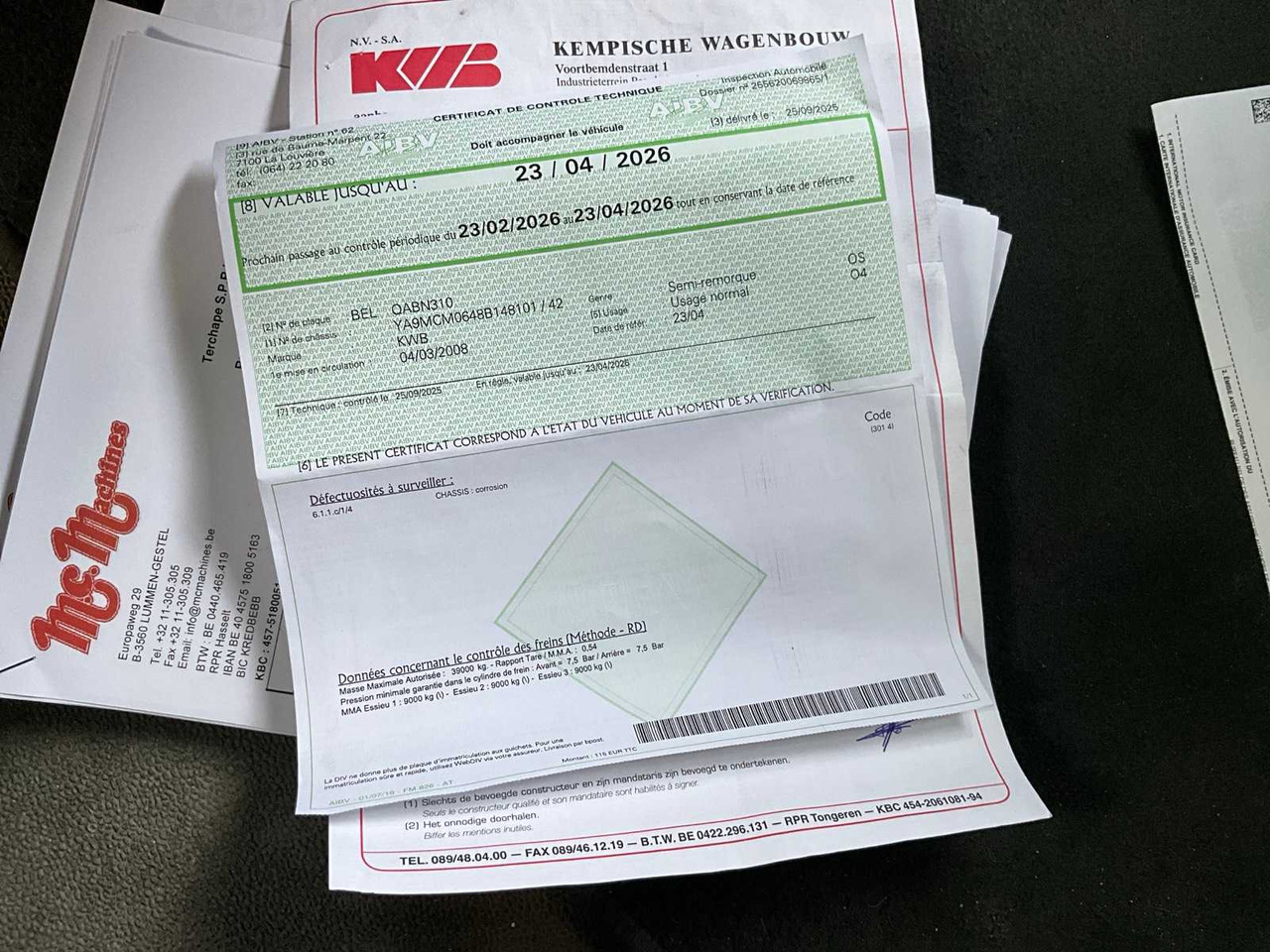 LKW KWB P-393-STI-H3 CHAPEOPLEGGER