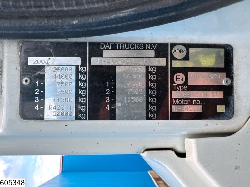 Kipper DAF CF 380 6x2, Manual, Tipper, Spreader