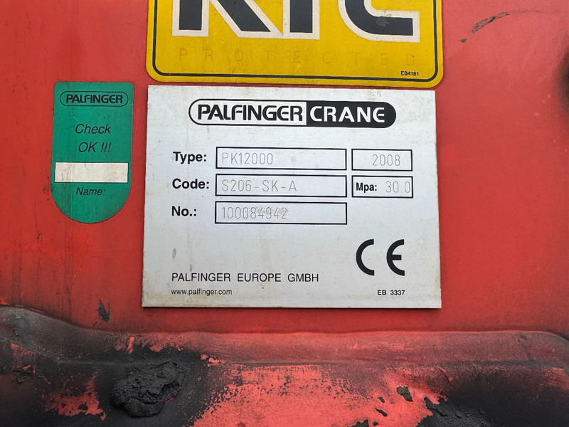 Kipper DAF CF 85.410 4X2 PALFINGER PK 12000 + KIPPER