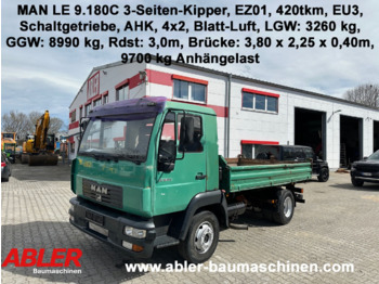 Kipper MAN LE 9.180 C 3-Seiten-Kipper AHK 9000 kg