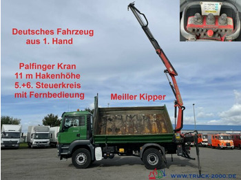 Kipper MAN TGS 18.320 Meiller Kipper-Palfinger Kran-1. Hand
