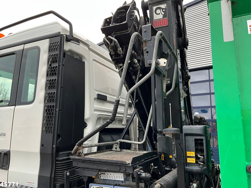 Kipper MAN TGS 26.320 6x2 Hiab 14 Tonmeter laadkraan Just 165.674 km!