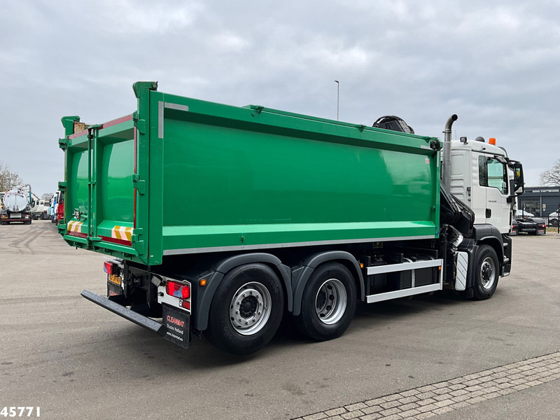 Kipper MAN TGS 26.320 6x2 Hiab 14 Tonmeter laadkraan Just 165.674 km!