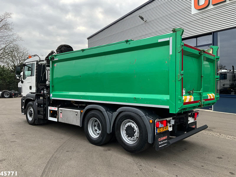 Kipper MAN TGS 26.320 6x2 Hiab 14 Tonmeter laadkraan Just 165.674 km!