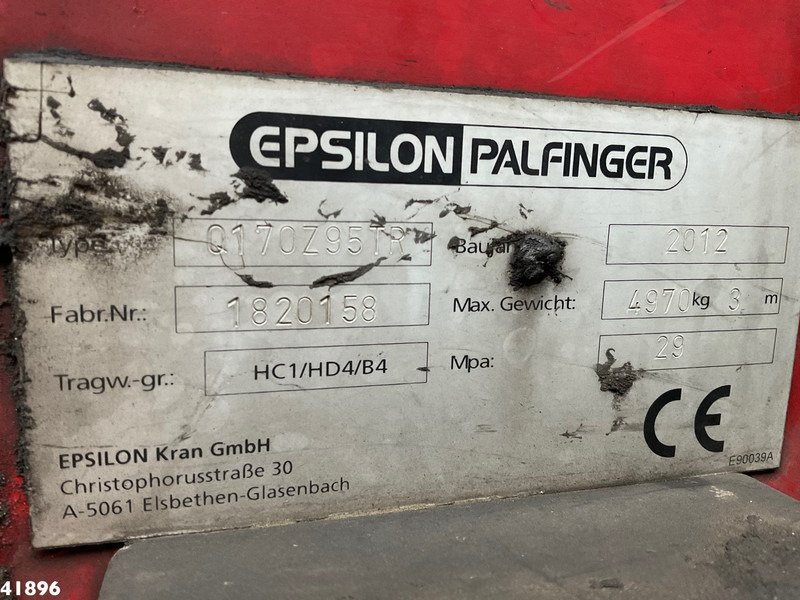 Kipper MAN TGS 35.400 8x4 Palfinger Epsilon 17 ton/meter Z-kraan