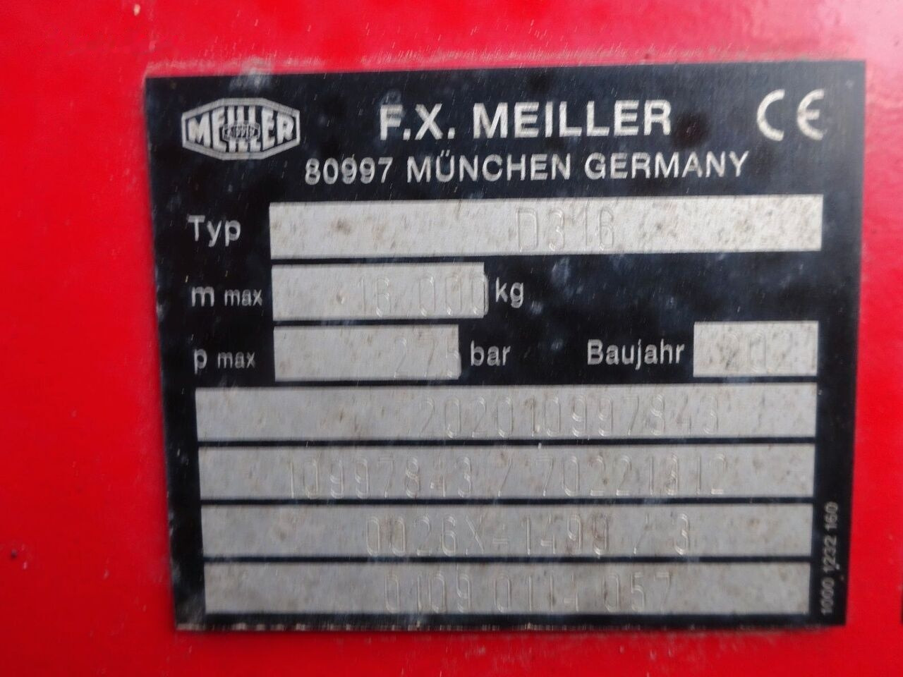 Kipper MAN TGX 26.510 3 way Meiller tipper 6x4