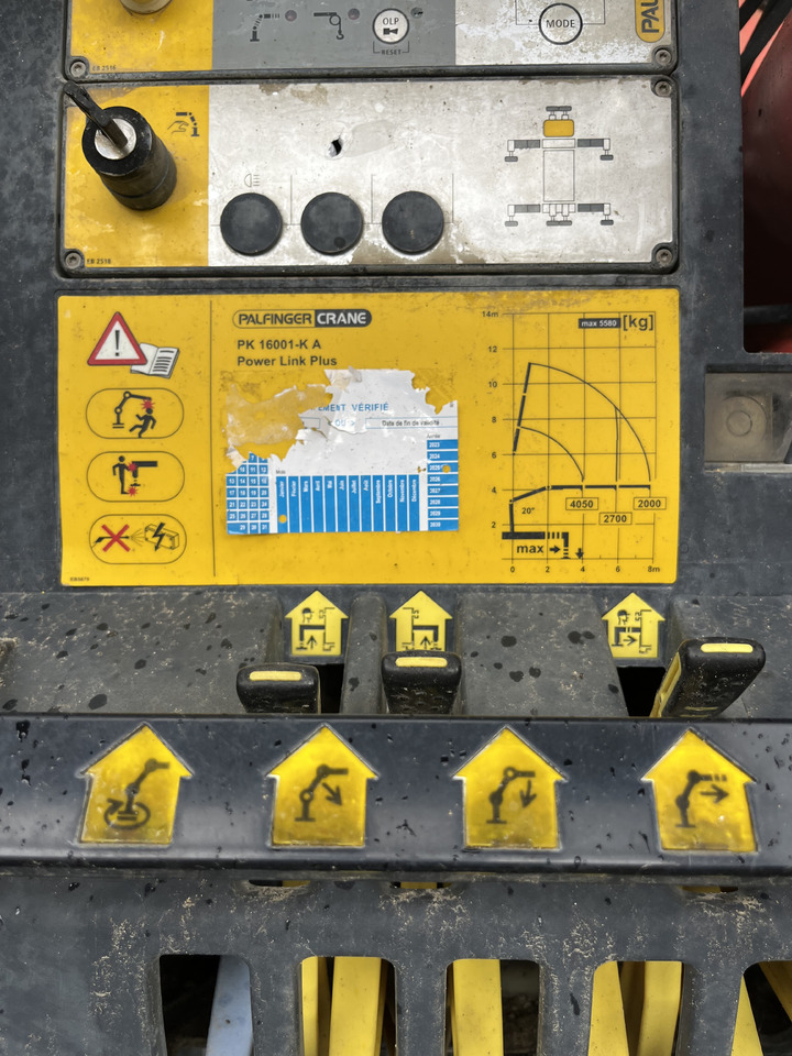 Kipper RENAULT Premium Lander 460dxi bibenne grue Palfinger pk16001