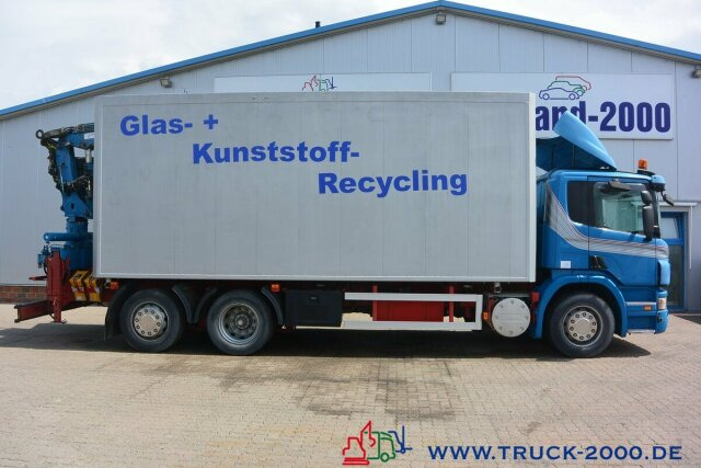 Kipper Scania P380 Glas Wertstoff Sammler Recycling 37m³1.Hand