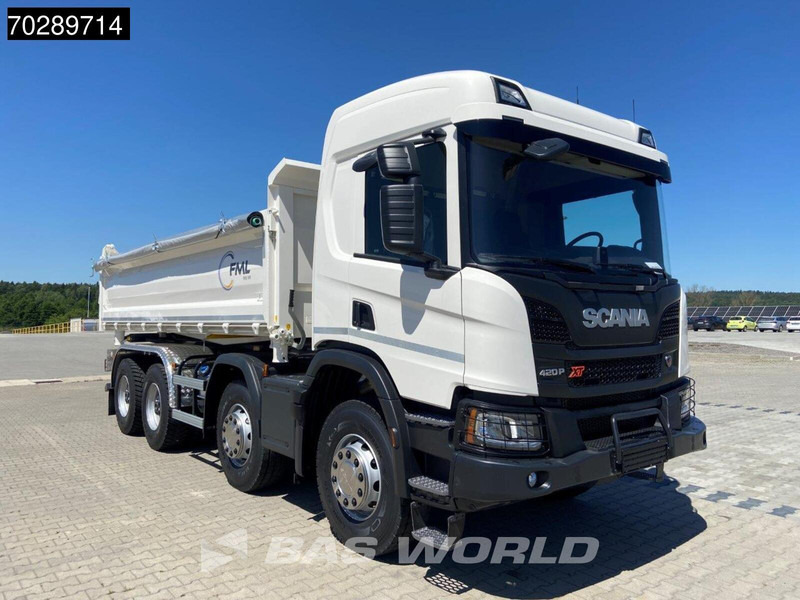 Kipper Scania P420 8X4 NEW! 13,5m3 3-way tipper Hardox450 Steel Steelsuspension Euro 6