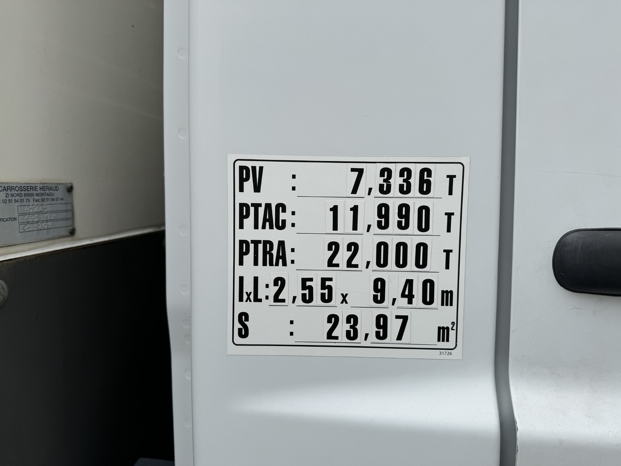 Koffer LKW MERCEDES-BENZ ATEGO 1218