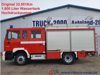 Koffer LKW MAN 14.224 4x4 Metz Feuerwehr 9Sitze 1600l Löschw.: das Bild 1