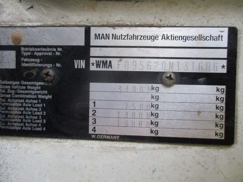 Kipper MAN 26 322 ZF Manual , 6x4 , 3 way tipper , Spring suspension: das Bild 20