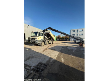 LKW  MAN 8x4 - 32-400 BiBenne grue - 11.2014 / 375000 KM