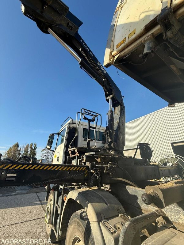 LKW MAN 8x4 - 32-400 BiBenne grue - 11.2014 / 375000 KM