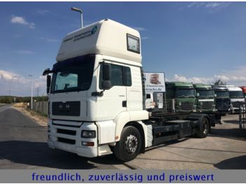 Containerwagen/ Wechselfahrgestell LKW MAN TGA 18.310 * EURO 4-PMK2 * 2X LIEGE * 3-SITZER*: das Bild 1