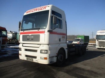 Containerwagen/ Wechselfahrgestell LKW MAN TGA  26.430 BDF , Schaltgetriebe, Euro3: das Bild 1
