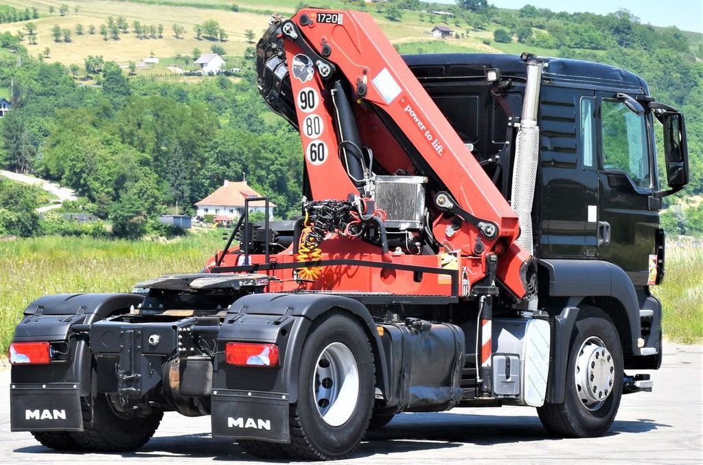 Autokran, Sattelzugmaschine MAN TGS 18.400 Sattelzugmaschine + HMF 1720 K6/FUNK: das Bild 6