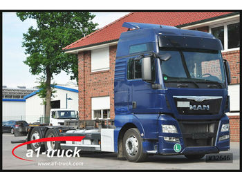 Containerwagen/ Wechselfahrgestell LKW MAN TGX 26.440 XXL, Multi BDF  7.45 / 7.82 , ZF-Inta: das Bild 1