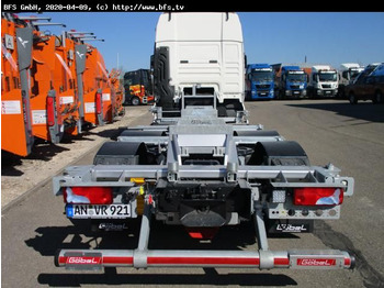 Containerwagen/ Wechselfahrgestell LKW MAN TGX 26.510 6x2-2 LL Multiwechsler: das Bild 3