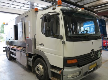 Koffer LKW Für die Beförderung von schwere Technik MERCEDES-BENZ Atego 1323 330KVA Scania V8/Asea - Removable: das Bild 1