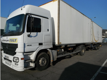 Containerwagen/ Wechselfahrgestell LKW Für die Beförderung von Container MERCEDES BENZ actros: das Bild 1