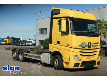 Containerwagen/ Wechselfahrgestell LKW Mercedes-Benz 2542 Actros 6x2, BDF, Retarder, Spurassistent: das Bild 1