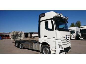 Containerwagen/ Wechselfahrgestell LKW Mercedes-Benz 2551L 6X2, RETARDER+taillift: das Bild 1