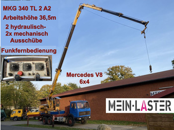 Autokran Mercedes-Benz 2622 V8 6x4 MKG 340 T2A2 36,5m Seilwinde Funk: das Bild 1