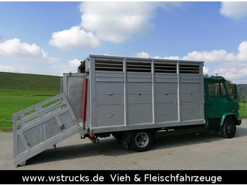 Tiertransporter LKW Mercedes-Benz 814 L Menke Einstock: das Bild 1
