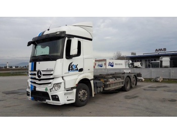 Containerwagen/ Wechselfahrgestell LKW Mercedes-Benz Actros: das Bild 1
