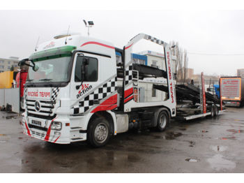 Autotransporter LKW Mercedes-Benz Actros 1844 LS AS + EUROLOHR C2 (FOR 8 CARS): das Bild 1