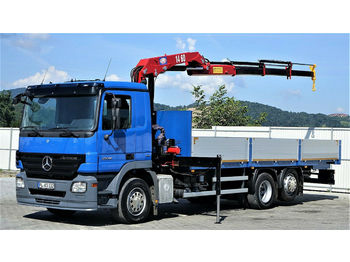Pritsche LKW Mercedes-Benz Actros 2536 Pritsche 7,50m+ Kran*Topzustand!: das Bild 1
