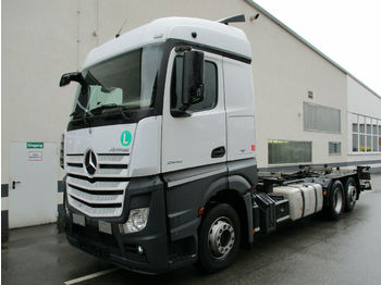 Containerwagen/ Wechselfahrgestell LKW Mercedes-Benz Actros 2542L Stream LBW  Euro6: das Bild 1