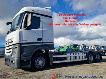 Containerwagen/ Wechselfahrgestell LKW Mercedes-Benz Actros 2542 6x2 StreamSpace 2xTank Retarder2xAHK: das Bild 1