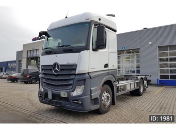 Containerwagen/ Wechselfahrgestell LKW Mercedes-Benz Actros 2542 StreamSpace, Euro 6, Intarder: das Bild 1