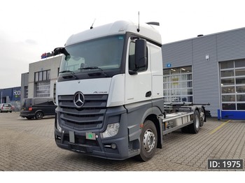 Containerwagen/ Wechselfahrgestell LKW Mercedes-Benz Actros 2542 StreamSpace, Euro 6, Intarder: das Bild 1