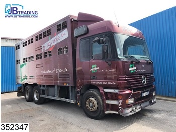 Tiertransporter LKW Mercedes-Benz Actros 2543 6x2, 2 layers Animal transport Body, EPS 16, 3 Pedals, Airco, Roof height adjustable: das Bild 1