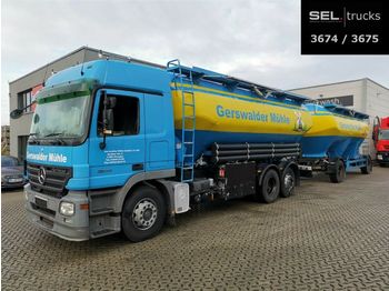 Tankwagen Mercedes-Benz Actros 2544 L 6x2 / 31.000 l / with trailer/SILO: das Bild 1