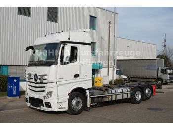 Containerwagen/ Wechselfahrgestell LKW Mercedes-Benz Actros 2545LL BDF Multiwechsler Safety 2xAHK Eu6: das Bild 1
