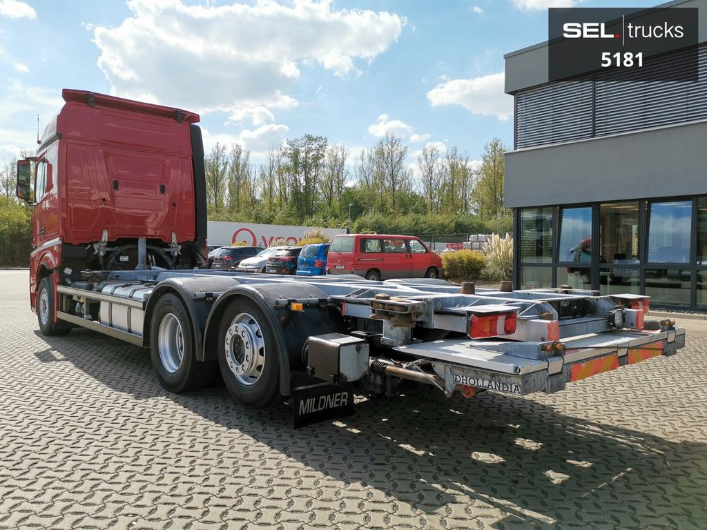 Containerwagen/ Wechselfahrgestell LKW Mercedes-Benz Actros 2545 / Ladebordwand / Lift-Lenkachse: das Bild 7