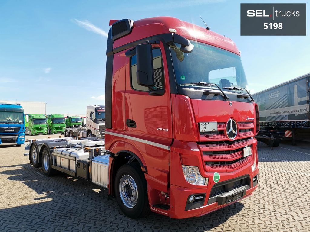Containerwagen/ Wechselfahrgestell LKW Mercedes-Benz Actros 2545 / VOITH Retarder / LENKACHSE !!!: das Bild 3