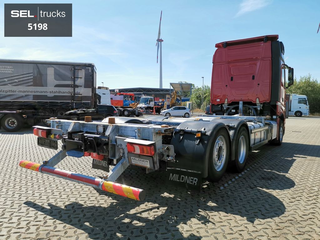 Containerwagen/ Wechselfahrgestell LKW Mercedes-Benz Actros 2545 / VOITH Retarder / LENKACHSE !!!: das Bild 5
