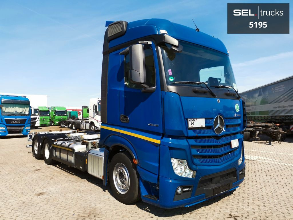 Containerwagen/ Wechselfahrgestell LKW Mercedes-Benz Actros 2545 / VOITH Retarder / Lift-Lenkachse: das Bild 3