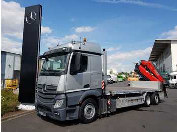 Pritsche LKW Mercedes-Benz Actros 2548 LL 6x2 Containerpritsche/Kran Funk: das Bild 1