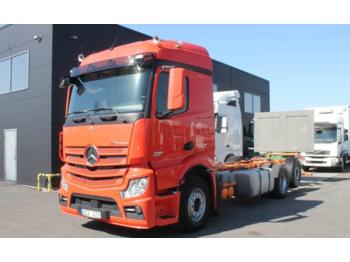 Containerwagen/ Wechselfahrgestell LKW Mercedes-Benz Actros 2551: das Bild 1