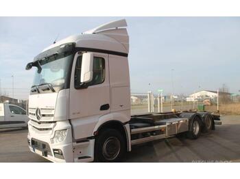 Containerwagen/ Wechselfahrgestell LKW Mercedes-Benz Actros 2551 6x2*4 serie 5506 Euro 6: das Bild 1