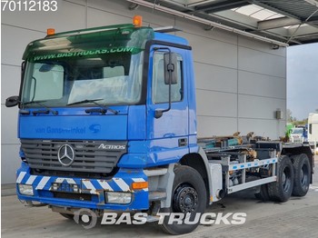 Containerwagen/ Wechselfahrgestell LKW Mercedes-Benz Actros 2640 K 6X4 Hydraulik Steelsuspension Euro 3: das Bild 1