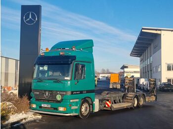 Autotransporter LKW Mercedes-Benz Actros 2640 LL FOMA Retarder Forstmaschinentrans: das Bild 1
