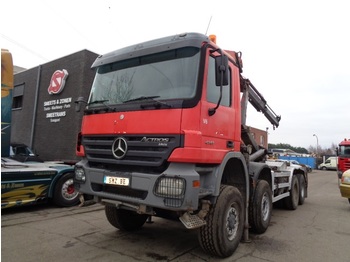 Containerwagen/ Wechselfahrgestell LKW Mercedes-Benz Actros 4141 8x6+ palfinger pk16000: das Bild 1